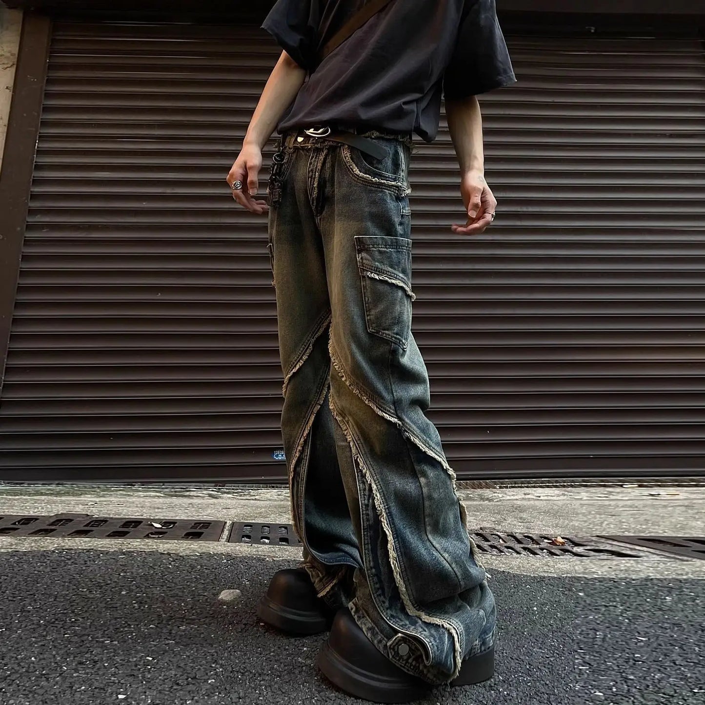 flared street Jeans