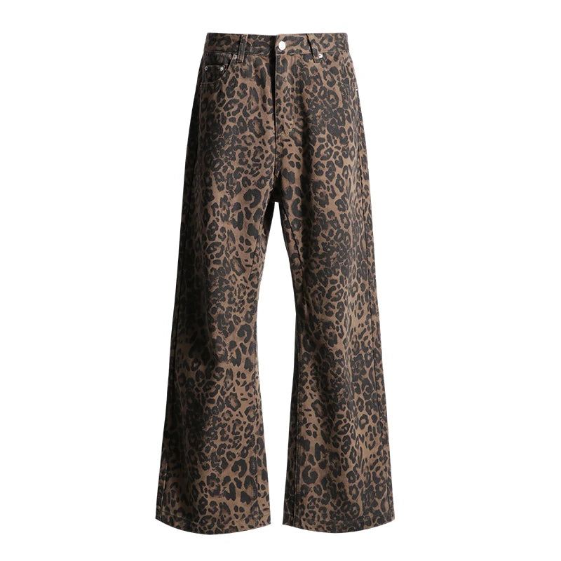 Leopard jeans